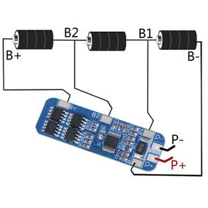 3S 10A 12V Lithium Battery Charger Protection Board BMS Li-ion Charging Modul jy