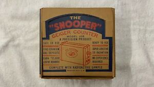 The Snooper Geiger Counter, Beautiful Original Box Complete with Headphones