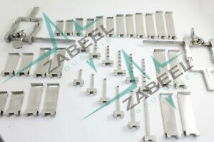 McCulloch Micro Discectomy Lumbar Retractor 38 PCs Silver Set