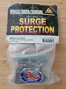 Ditek DTK-4LVLPLV Data &amp; Signaling Circuit Surge Protector NEW (OLD STOCK)