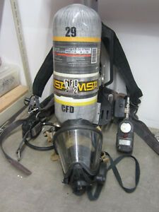 2019 MSA SCBA BOTTLE L-30 , FRAME AND MASK MEDIUM