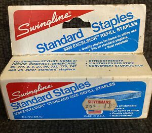 vintage swingline staples  5000 standard Excelsior Home Office Made Usa New