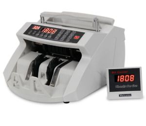 Money Bill Counter Detector Display Currency Cash Counter Bank Machine, Banknote