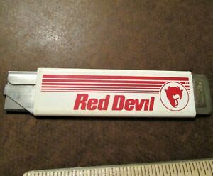 RED DEVIL INC. Box Cutter vintage 1980s knife Hardware Mfg Oklahoma U.S.A opener