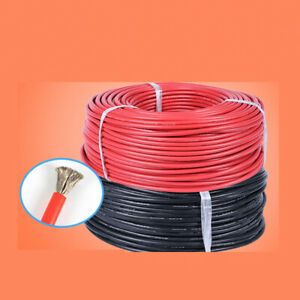 Silicone Wire High Temperature Resistant Ul3239 Wire And Cable 14AWG Black Red