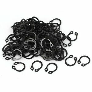 12mm x 9mm x 14mm Retaining Ring Internal External Circlip Black 100pcs