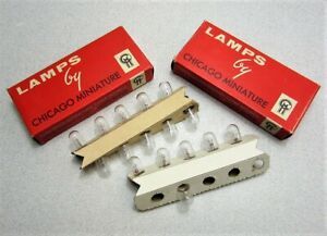 Chicago Miniature Bulbs No. 49 2V 0.12W BA9S Base Qty 16 New