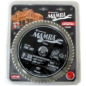 8-1/2 x 5/8 Inch 60T Black Mamba ATBFT Blade