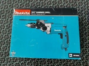 Makita Hammer Drill Torque 3/4 in. Corded Limiter Side Handle Depth Gauge Case