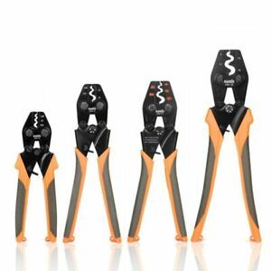Electrical Mini Crimper Plier Ratchet Non-insulated Terminals Crimping Tool