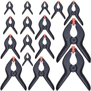 Wellmax 16 Piece Heavy Duty Nylon Spring Clamps Set, 5 Sizes Variety Pack