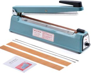 Metronic 16 Inch Impulse Sealer 400Mm Heat Sealer Manual Hand Sealer Heat Sealin