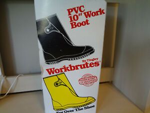Workbrutes by Tingley PVC 10&#034; Work Boot X-Large Yellow #35123