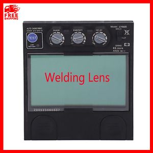 Solar Auto Darkening Welding Lens Panel Welder Helmet Mask Automation Filter