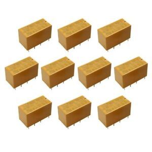 HK19F-DC12V-SHG Power Relay 125V AC 1A 30V DC 2A Accessory Coil DPDT Miniature