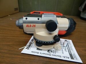 David White AL8-26 26x Power Automatic Optical Transit  Level w/ Case