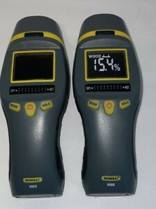 general Mm9 Moisture Meter lot of 2 UNTESTED