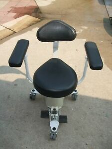 Stryker SurgiStool II Surgeon Stool w/ Fully Adjustable Back &amp; Armrests