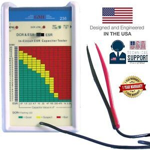 GME Professional In-Circuit ESR Capacitance Meter Capacitor Tester USA