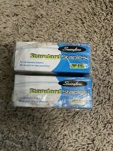 2 Swingline Standard Staples, Chisel Point, 1/4 in Length, 210/Strip, 5000/Box