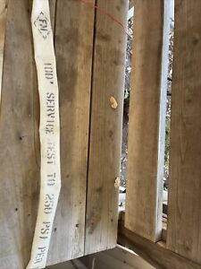 2-1/2&#034; x 100 ft Fire Hose Service Test 250Psi With NH Brass Ends