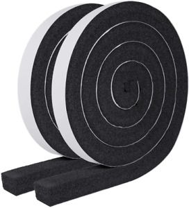 MAGZO Foam Tape Weatherstrip, 1 Inch Wide X 1 Inch Thick Window Air Conditioner