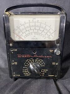 Weston Analyzer Model 980 Mark II Volt/Amp/Ohm Meter UNTESTED AS IS