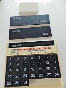 A VINTAGE  Always calendar from the Western Mass. Electric co.