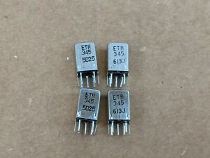 4pc Toko IF Transformer Adjustable Turntable Inductor ETR-345 Japan NOS RCL Coil