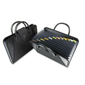 C-Line Expanding File with Handles, Letter Size, Black (48211)