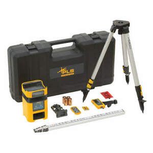 PLS PLS HV2R COMBO KIT Rotary Laser Kit,Automatic Self-Leveling