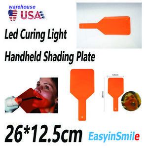 Shield Hand-Held Protective Paddle For Curing Light Filter Eye-Protectiv Dental