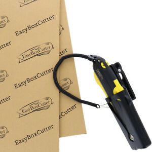 Yellow Utility Knife Easy Cut Safety Box Cutters Snap Off Blade Free Ship USA