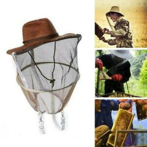 Brown 1x Beekeeper Hat Supply Bee Protector Beekeeping Cowboy Insect For Fishing
