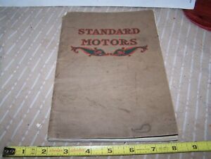 Original STANDARD MOTORS Marine Engine Boat Motor Sales Catalog Hit Miss Steam