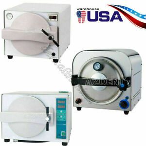Dental Stainless.S Steam Sterilizer Autoclave Medical Lab Equipment 14/18 Liter