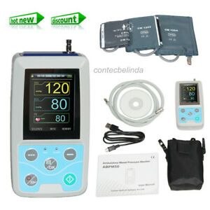 NIBP Monitor Care Ambulatory Blood Pressure Monitor 24 Hours ABPM50+3 Cuffs USA