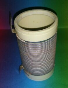 1x  HF-Spule ca. 16 uH Siemens aus R&amp;S 1 kW Antennenkoppler Keramik 105x60mm TOP