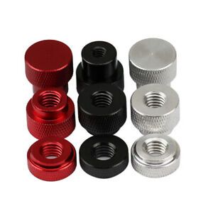 BSW 1/4&#034; 3/8&#034; Aluminum Alloy Knurled Thumb Nuts Camera TPZ Tripod Fixing Nut DIY