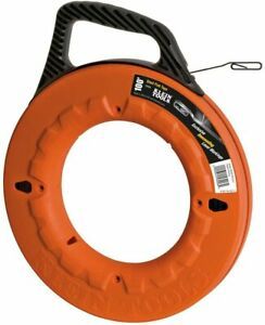 KLEIN TOOLS 56006 Marked Fish Tape,1/4 In x 100 ft,Steel
