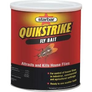 Starbar QUICKSTRIKE Golden Malrin 5# Can Granulated Fly Bait Killer Poison