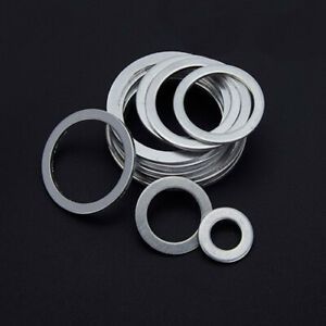 30Pcs M8 M10 M12 M14 M16 M18 M20-M30 High Temperature Aluminum Washers Gaskets