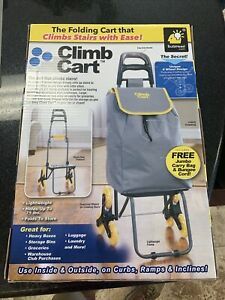 Genuine Climb Cart The Folding Cart That Climbs Stairs with Ease Holds 75 Pounds