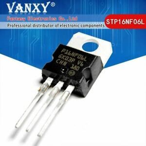 5PCS STP16NF06 TO-220 P16NF06 TO220 16NF06 new MOS FET transistor