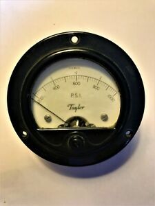 METER, P.S.I. PN 33-1713-0450 SCALE 200-1000 BY TAYLOR