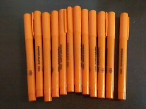 Paper-Mate Intro Highlighter Markers 12ct Fluorescent Orange Chisel Tip New Bulk