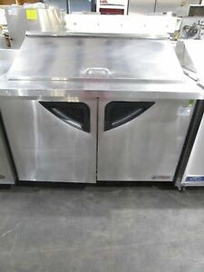 TURBO AIR STS-48SD-18 48IN REFRIGERATED MEGA TOP SANDWICH SALAD PREP COOLER