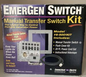Emergen Switch Manual Transfer Switch Kit #6-5001KIT Never Used