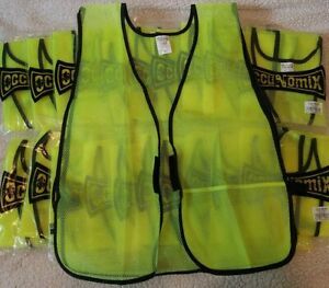 Lot of 20 Occunomix Economical Safety Vest, Mesh, LUX-XNTM- XL New Free Shipping