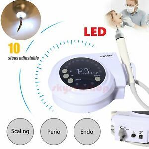 SKYSEA Dental LED Light Ultrasonic Scaler Handpiece fit EMS Tips 110V/220V T#Y